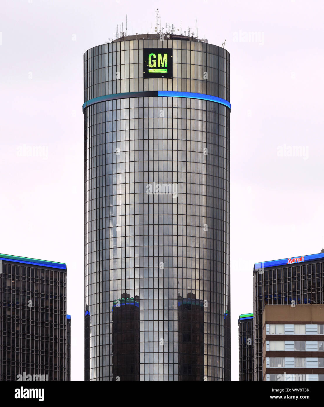 Detroit Michigan Usa 31st July 2019 The General Motors World Headquarters Office Is Seen At Detroit S Renaissance Center Credit Paul Hennessy Sopa Images Zuma Wire Alamy Live News Stock Photo Alamy