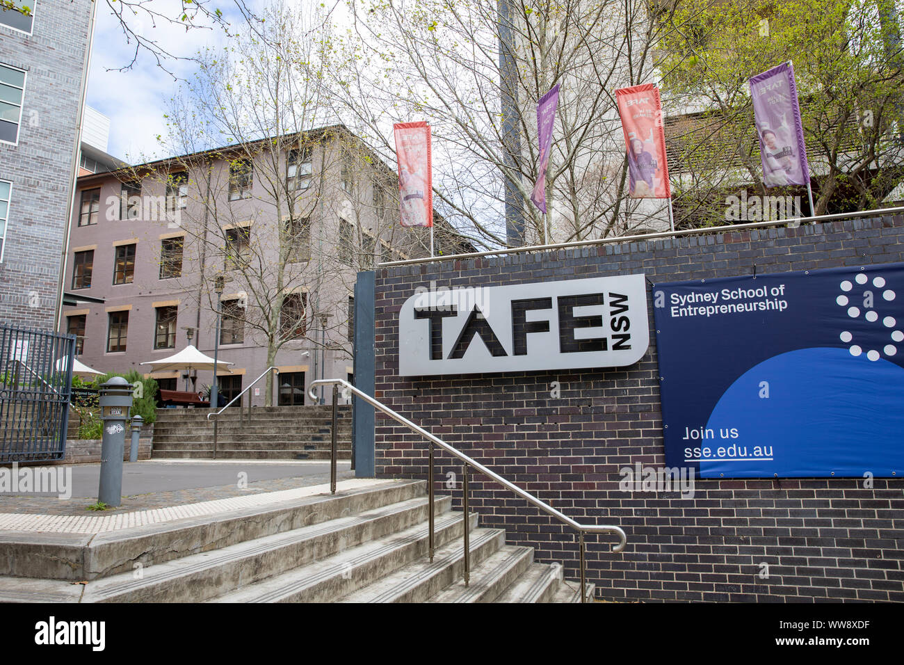 TAFE nsw ultimo education facility in Sydney,New South Wales,Australia Stock Photo