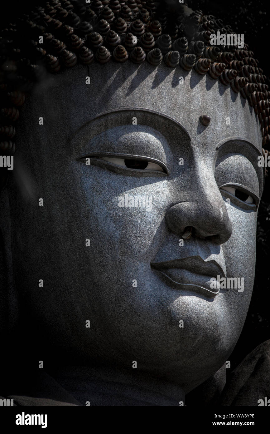 Giant white buddha statue at Chin Swee temple near Genting Highlands