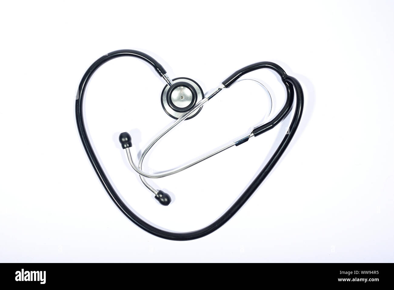 Stethoscope isolated on white background Stock Photo - Alamy