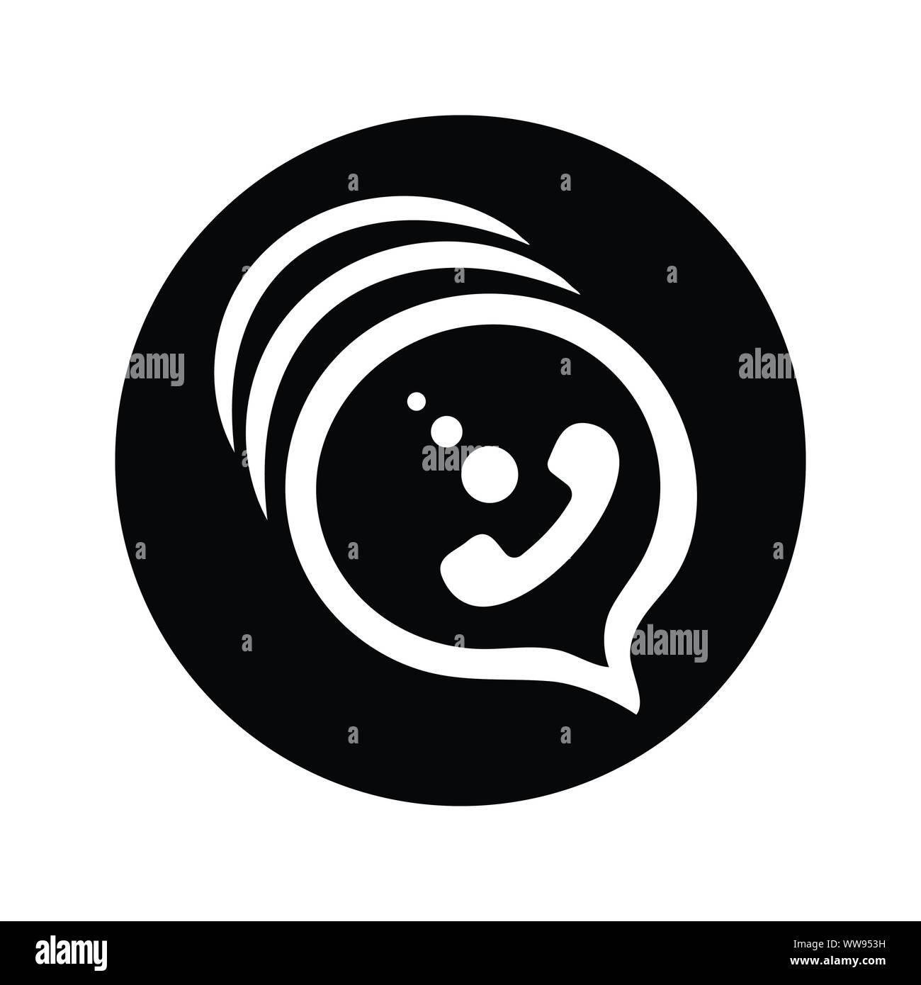 Calling, contact, call, message, customer support Stock Vector
