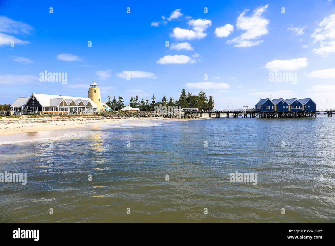 Busselton jetty near Margaret River Australia as seen from jetty