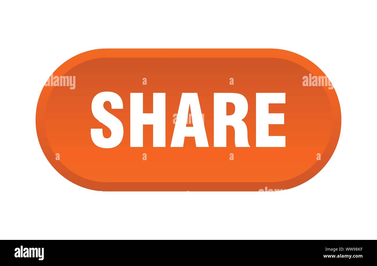 Share Button Sign share button. share rounded orange sign. share Stock Vector Image & Art ...