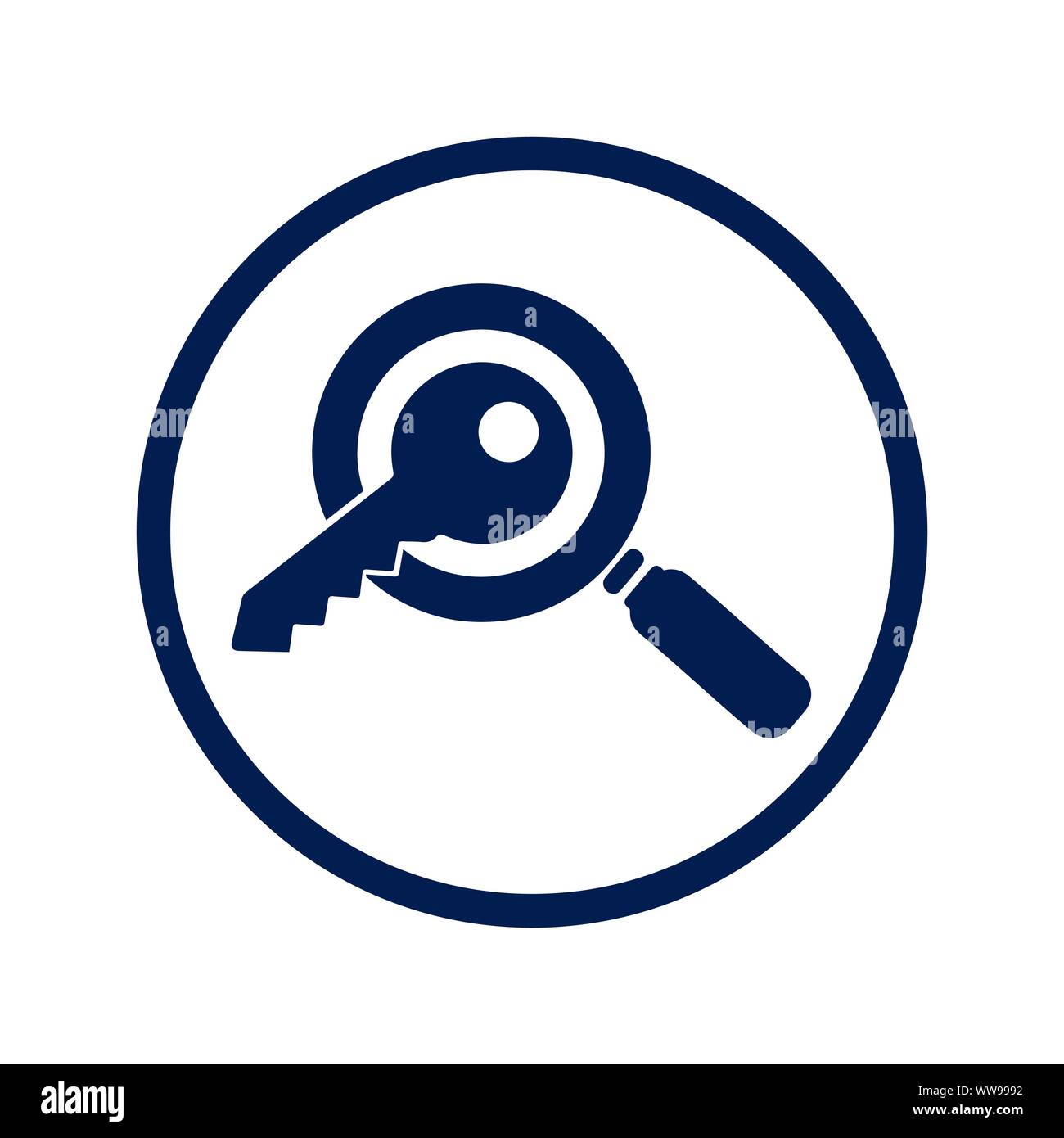 Keyword Research Icon Stock Vector Image Art Alamy
