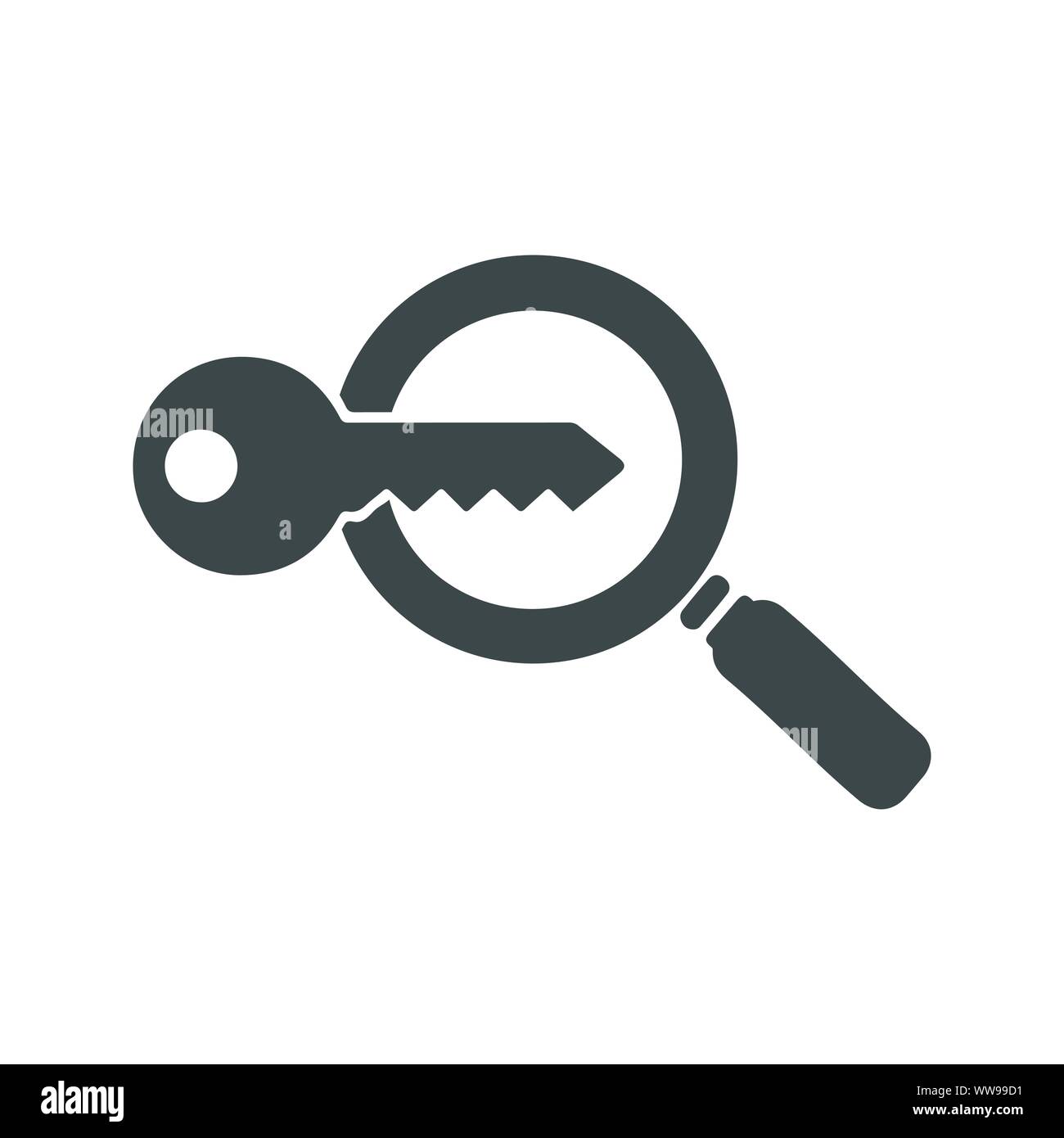 Keyword Research Icon Stock Vector Image Art Alamy