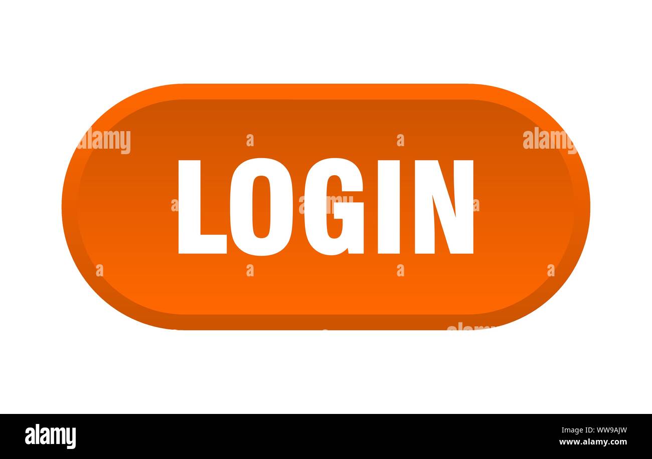login button. login rounded orange sign. login Stock Vector Image & Art