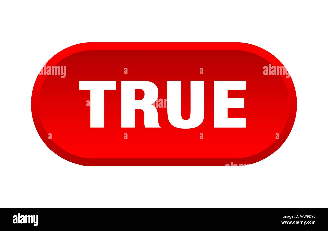 true button. true rounded red sign. true Stock Vector Image & Art Alamy