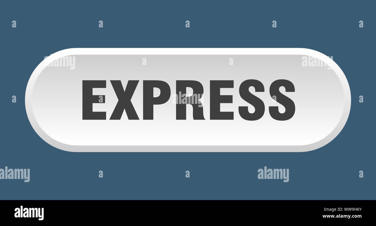 express button. express rounded white sign. express Stock Vector Image ...