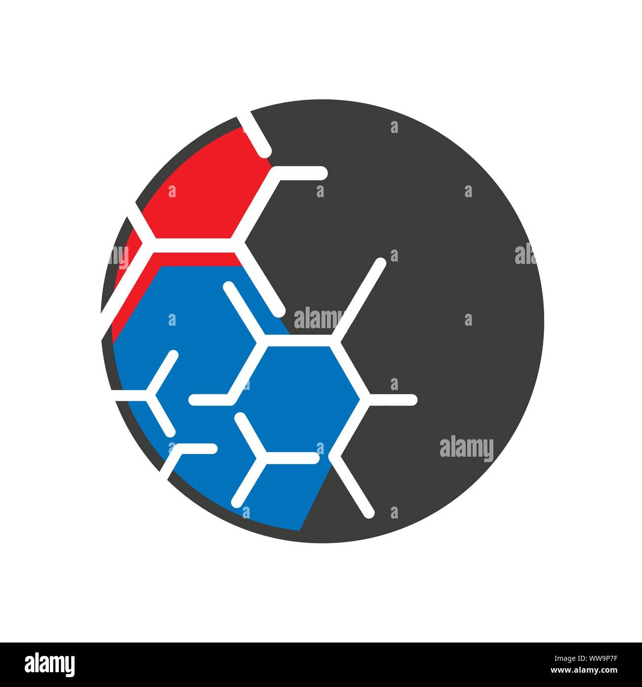 bio technology Lab logo sign template vector design symbol Stock Vector