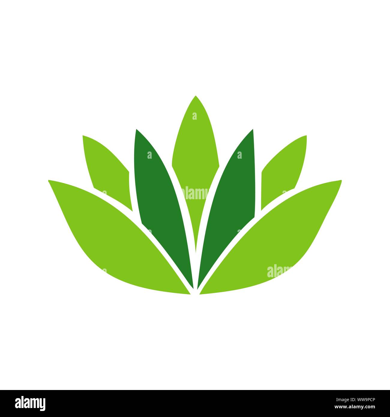 beauty care lotus flower logo vector template design Stock Vector
