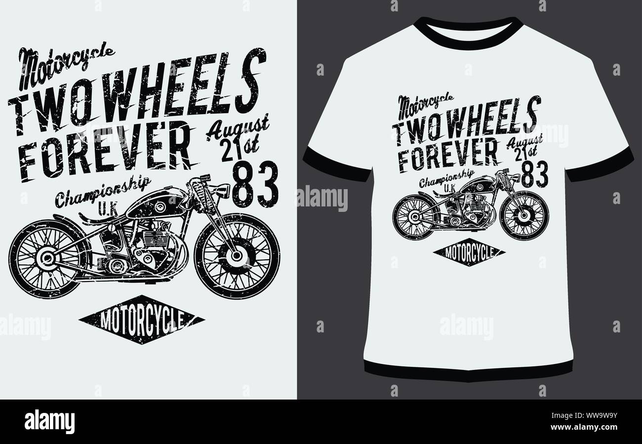Premium Vector  West coast chopper motorcycle garage genuine custom works  live to ride motorbike t-shirt design