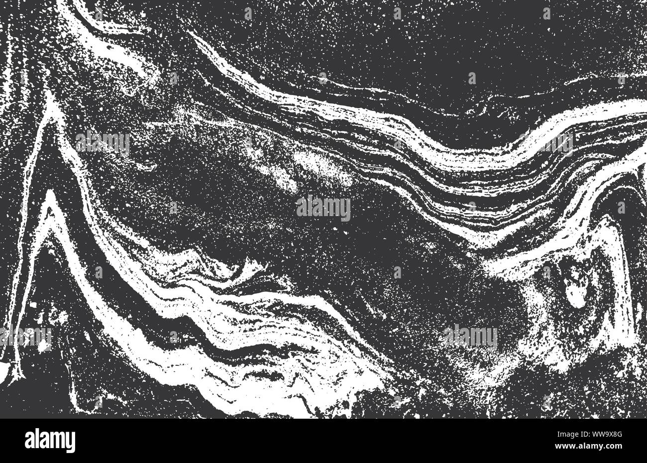 Black and white liquid texture. Abstract vector background Stock Vector ...