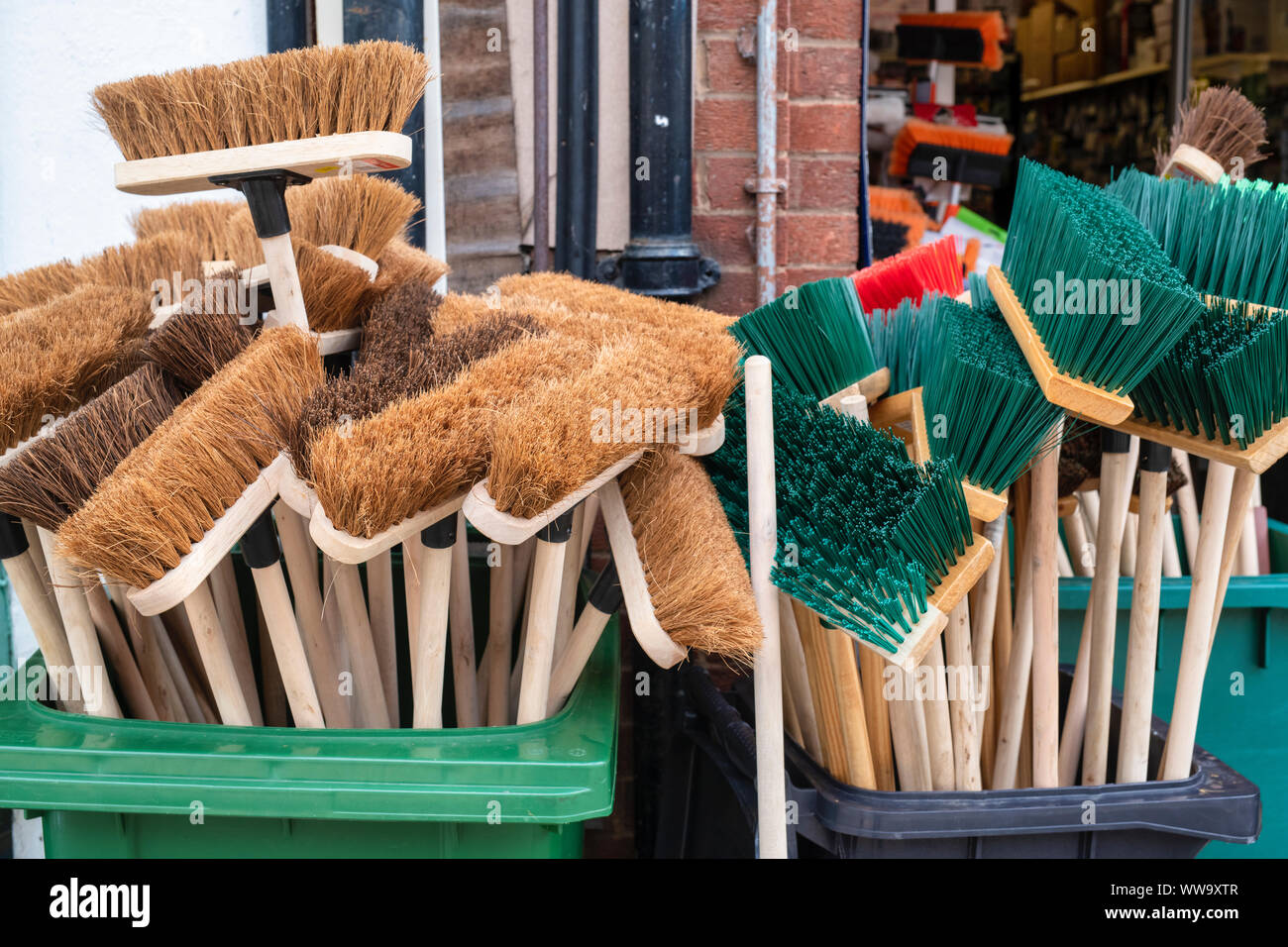Household brooms hires stock photography and images Alamy
