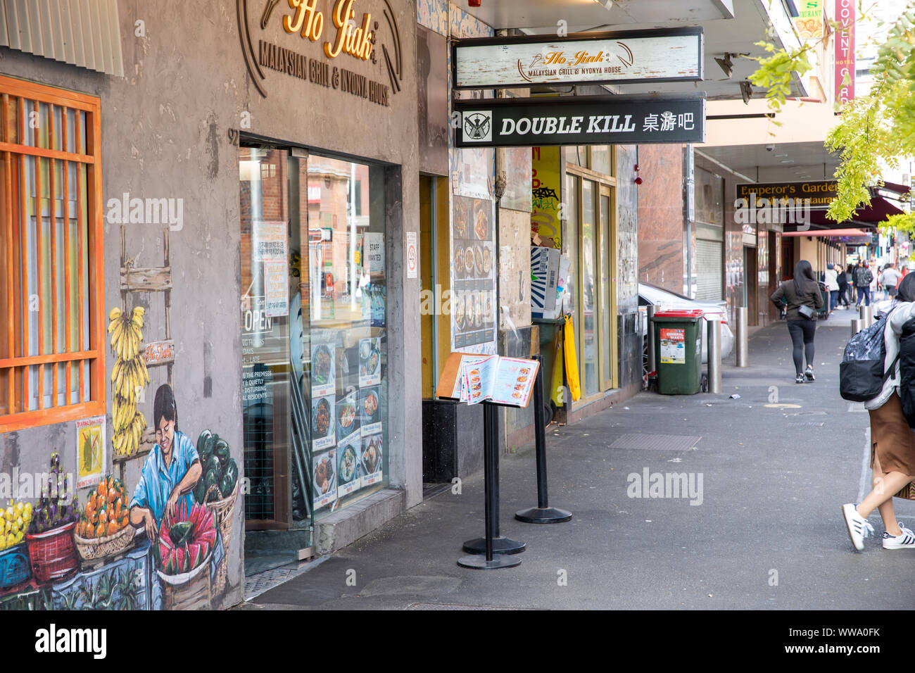 Chinese restaurants in Sydney chinatown district,Haymarket,Sydney,Australia Stock Photo Alamy