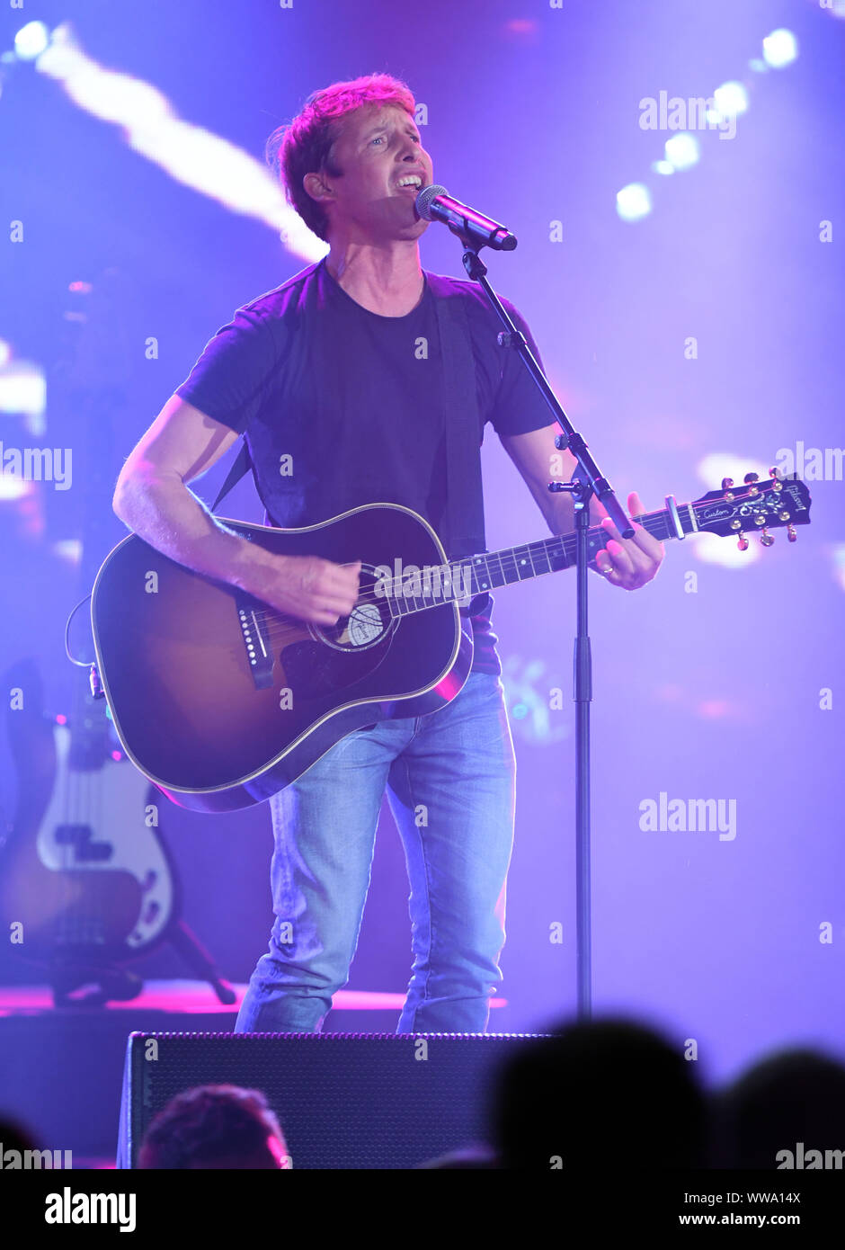 Baden Baden, Germany. 12th Sep, 2019. James Blunt appears at the recording of the TV show 'SWR3 New Pop Festival - the Special' at the Festspielhaus Baden-Baden. Credit: Uli Deck/dpa/Alamy Live News Stock Photo