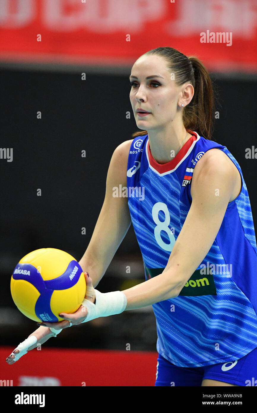 Kanagawa Japan Credit Matsuo 14th Sep 2019 Nataliya Goncharova Rus Volleyball 2019 Fivb Volleyball Women S World Cup First Round Match Between Cameroon 0 3 Russia At Yokohama Arena In Kanagawa Japan Credit