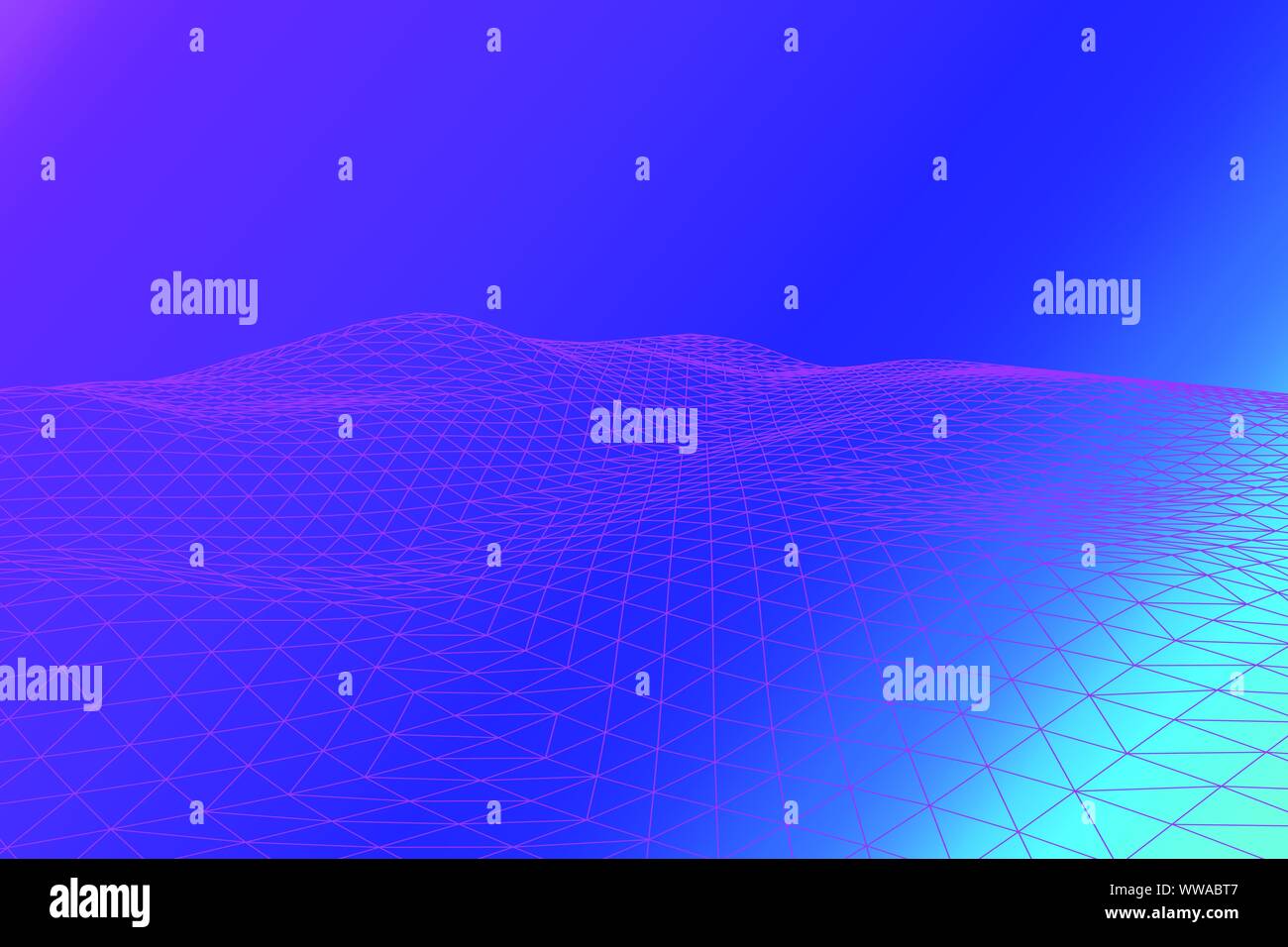 Simple vector background with polygon mesh Stock Vector