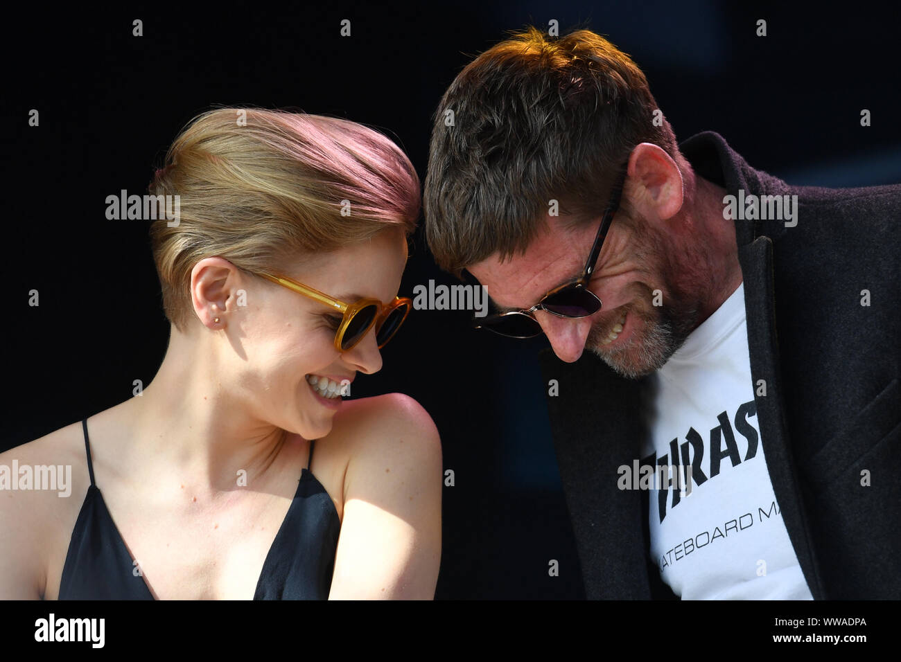 Kate Phillips and Paul Anderson during the Peaky Blinders Festival in Birmingham. Stock Photo