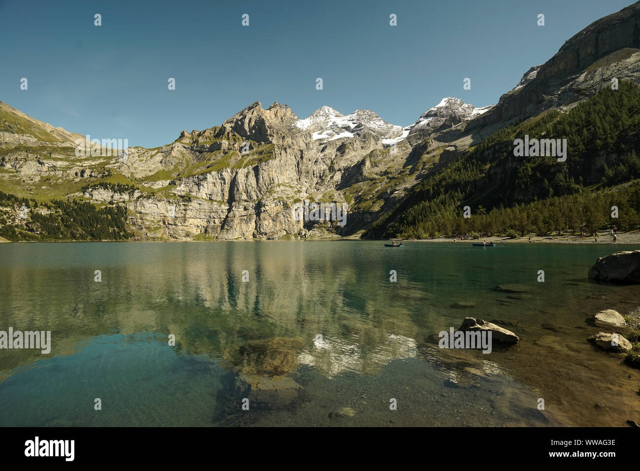 Lake oeschinen hi-res stock photography and images - Alamy