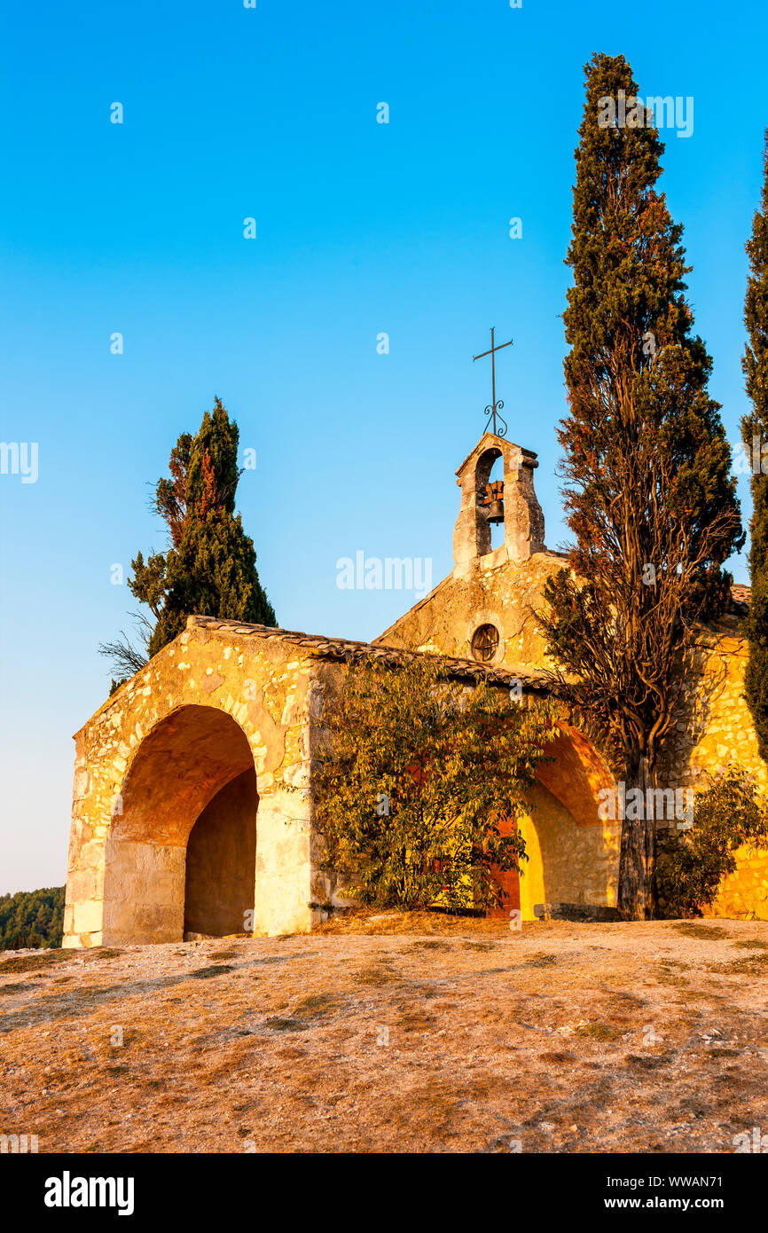 Chapel St. Sixte near Eygalieres, Provence, France Stock Photo Alamy
