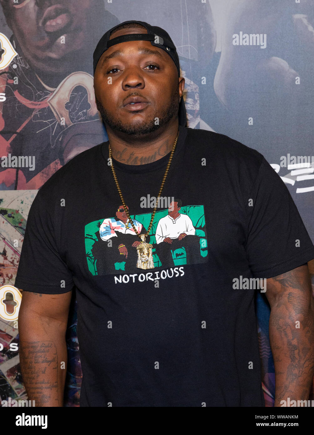 New York, NY - September 13, 2019: James Lil Cease Lloyd attends Optimo ...