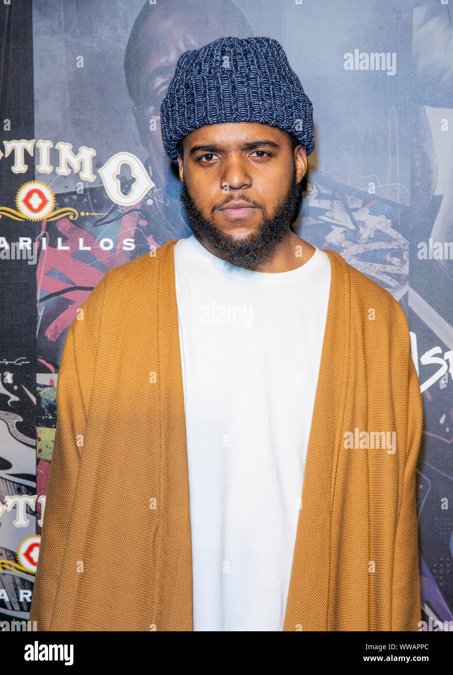 New York, NY - September 13, 2019: Christopher Jordan Wallace attends Optimo Celebrates The Notorious B.I.G. with “Biggie Inspires” Mural Unveil Art Exhibit & Celebration at William Vale Hotel Stock Photo