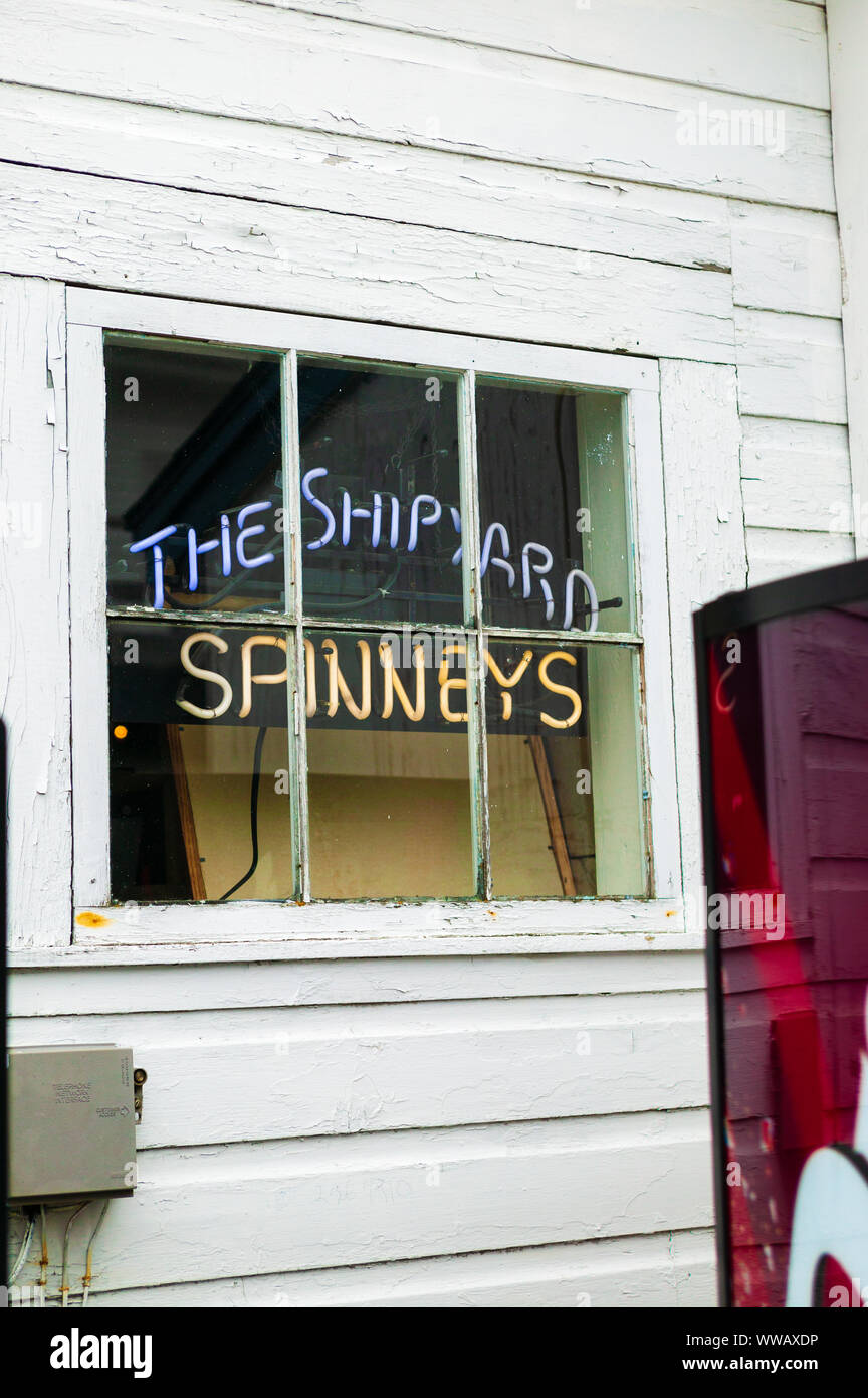 Spinney's Restaurant & Guest House in Phippsburg., Maine, USA Stock Photo Alamy