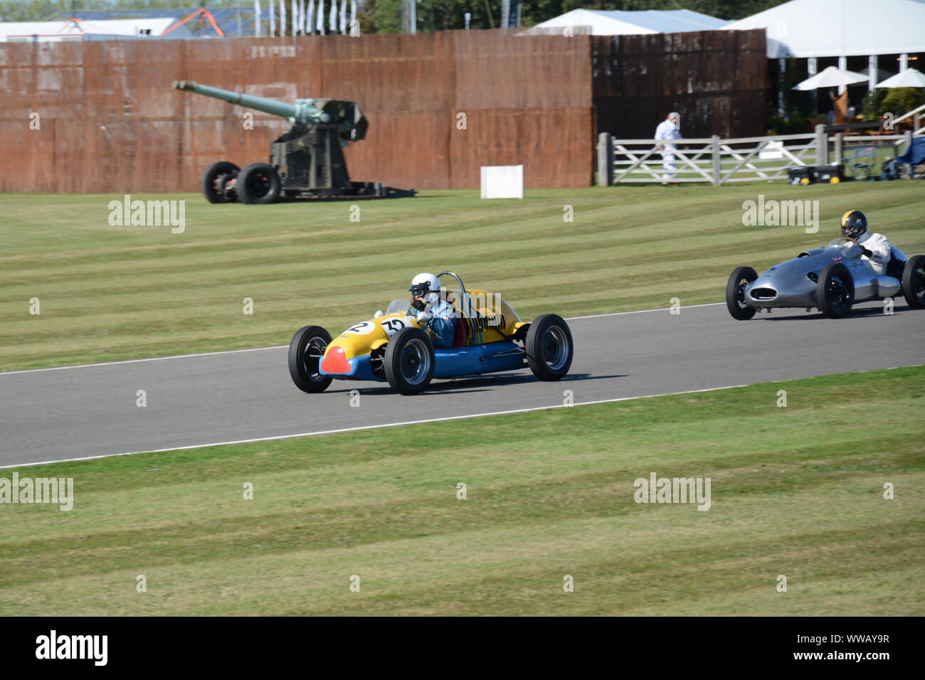 Goodwood Revival 13th September 2019 - Earl of March Trophy 500cc - 1952 Swebe-JAP driven by Per Hågeman Stock Photo