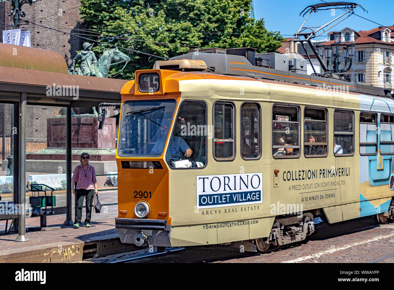 Turin trams hi-res stock photography and images - Alamy