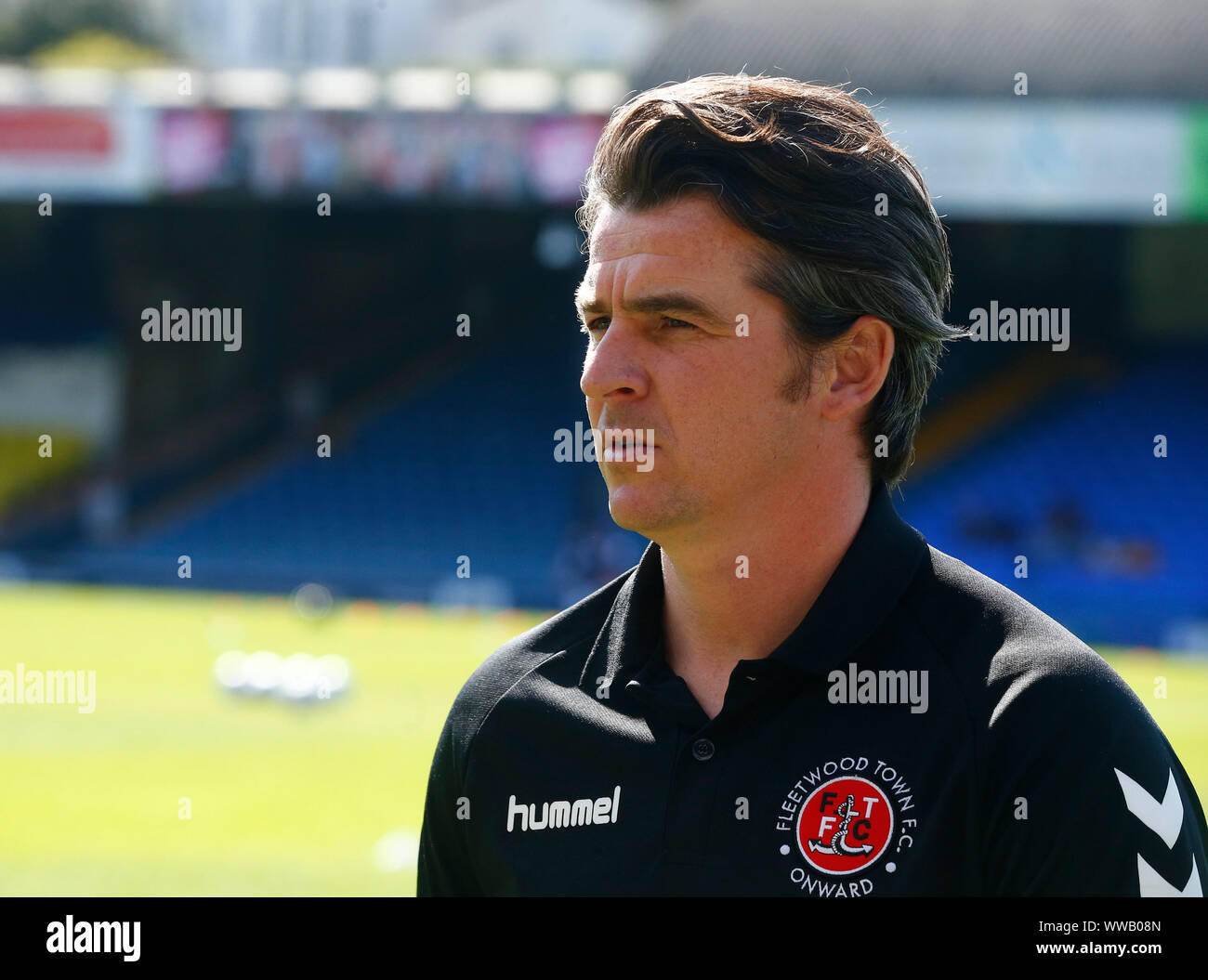 Southend Uk 14th Sep 2019 Joey Barton Manager Of Fleetwood Town During English Sky Bet League One Between Southend United And Fleetwood Town At Roots Hall Stadium Southend England On 14 September 2019