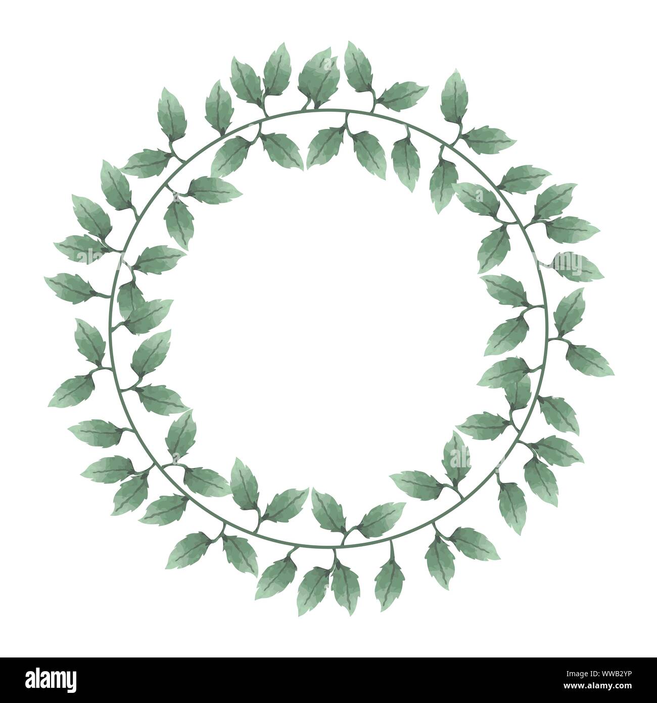 Branch with flowers and leaves Stock Vector Images - Alamy