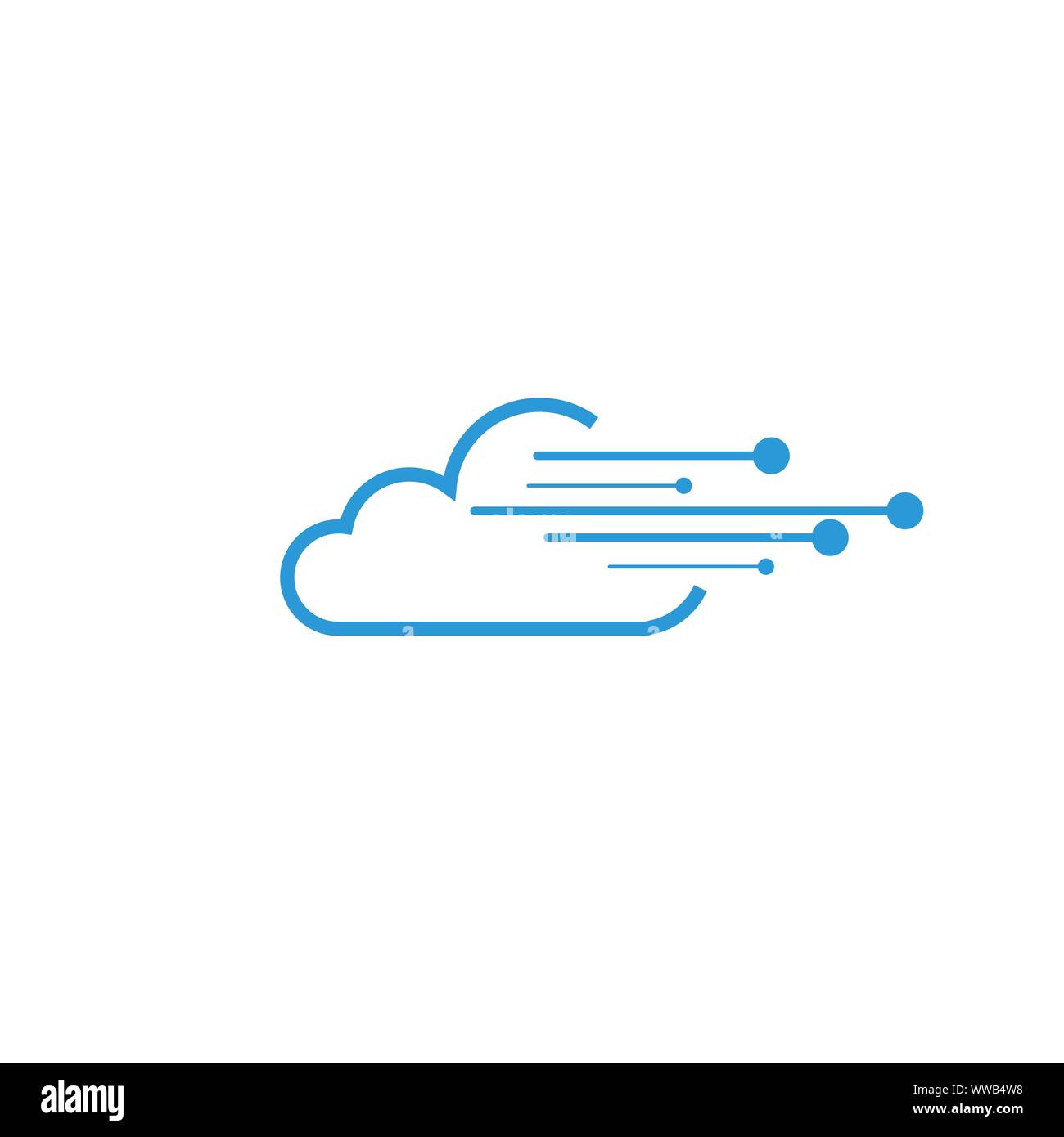 Cloud System Success Plan Stock Vector