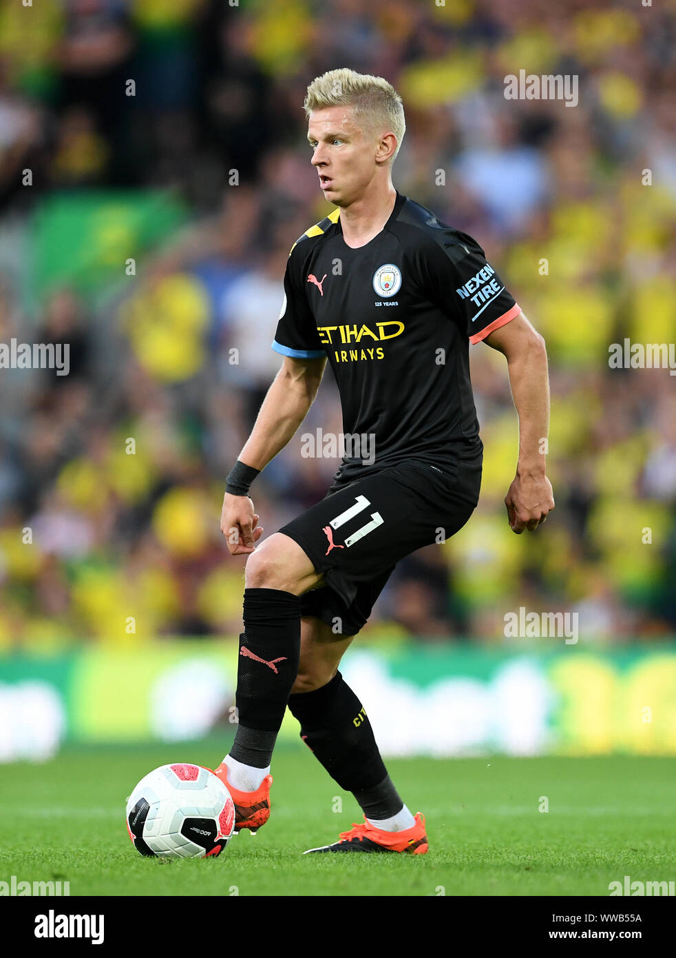 Manchester City's Oleksandr Zinchenko during the Premier League match