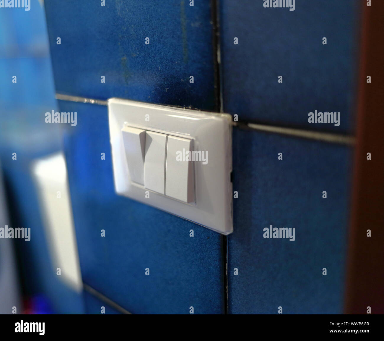 Lighting switches and sockets with European standard Stock Photo - Alamy