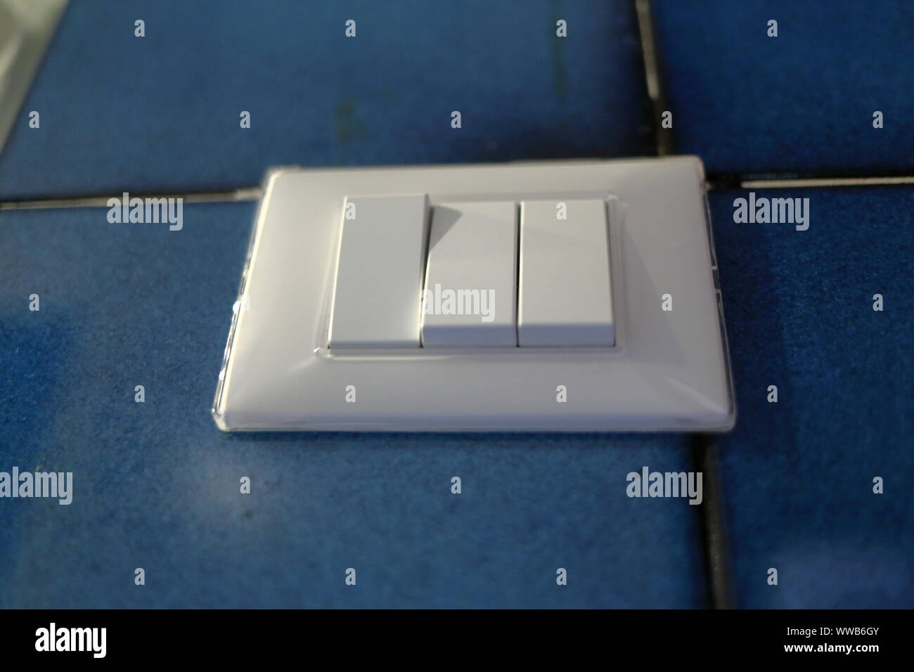 Lighting switches and sockets with European standard Stock Photo Alamy