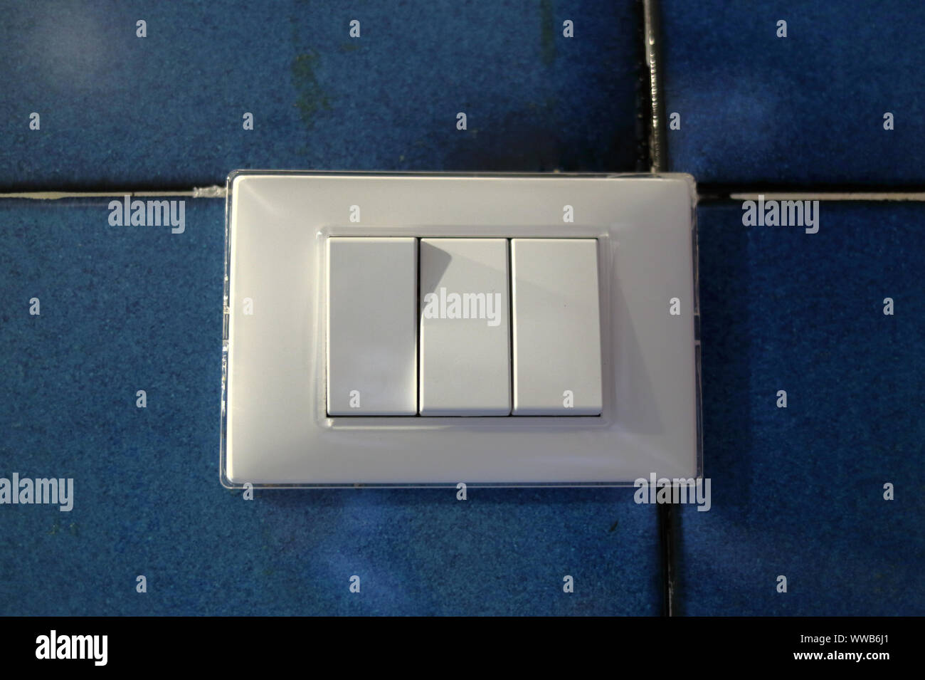 Lighting switches and sockets with European standard Stock Photo Alamy