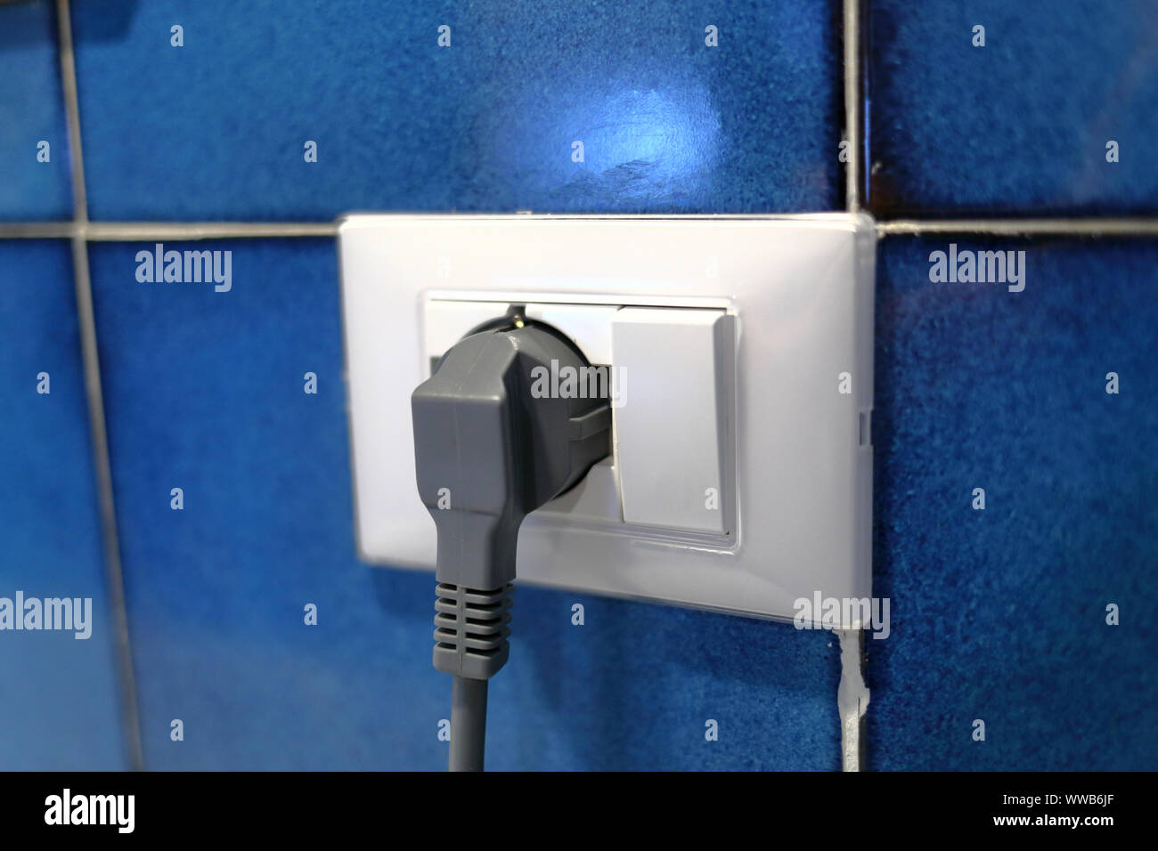 Lighting switches and sockets with European standard Stock Photo Alamy