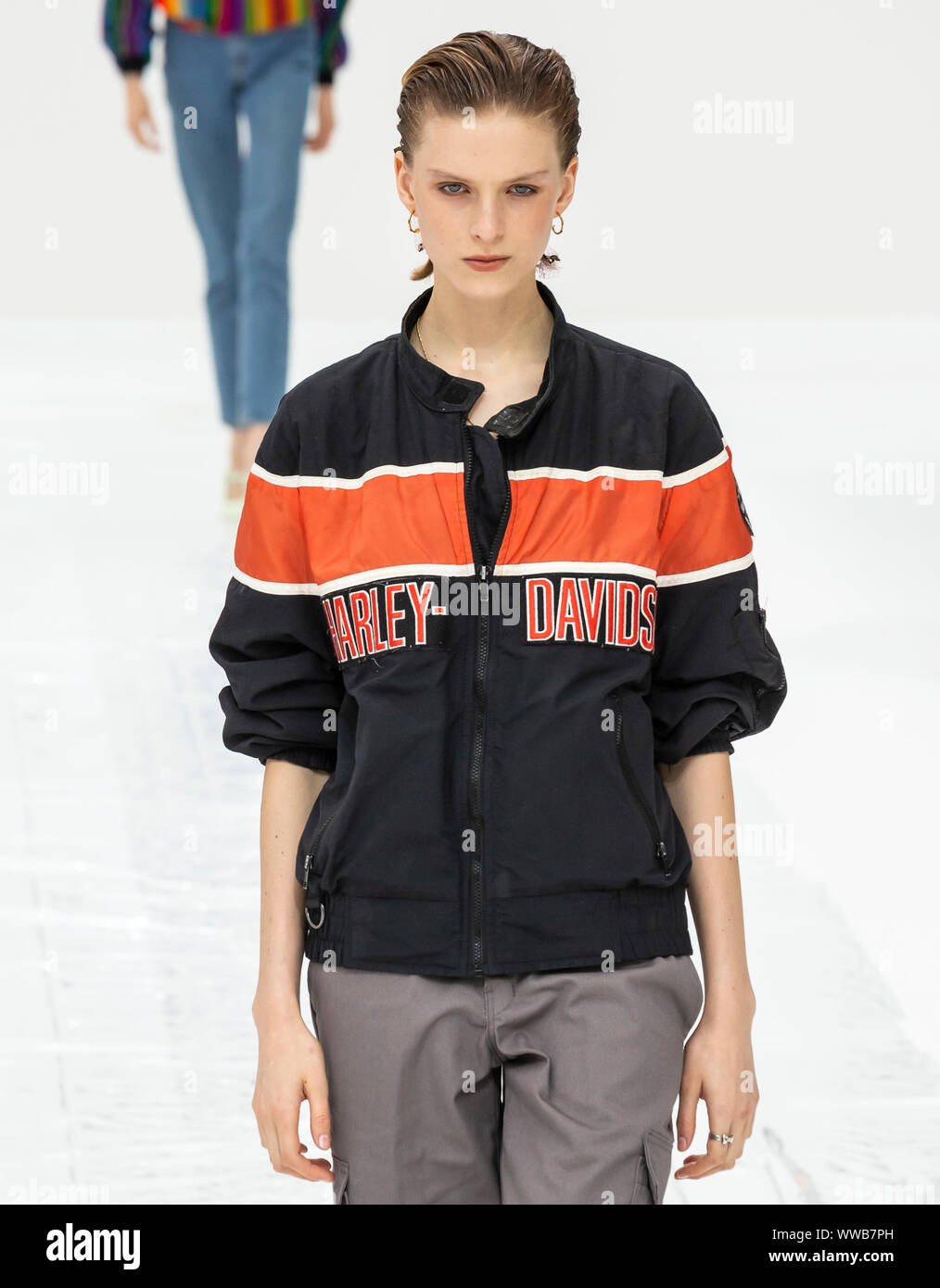 New York, NY Sept 09, 2019 Emily Driver walks the runway during