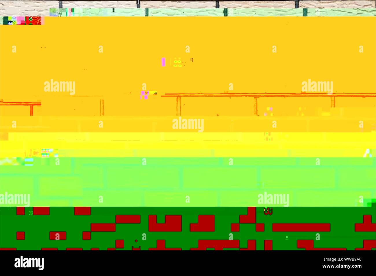 Abstract vhs wave background Stock Vector Images - Alamy