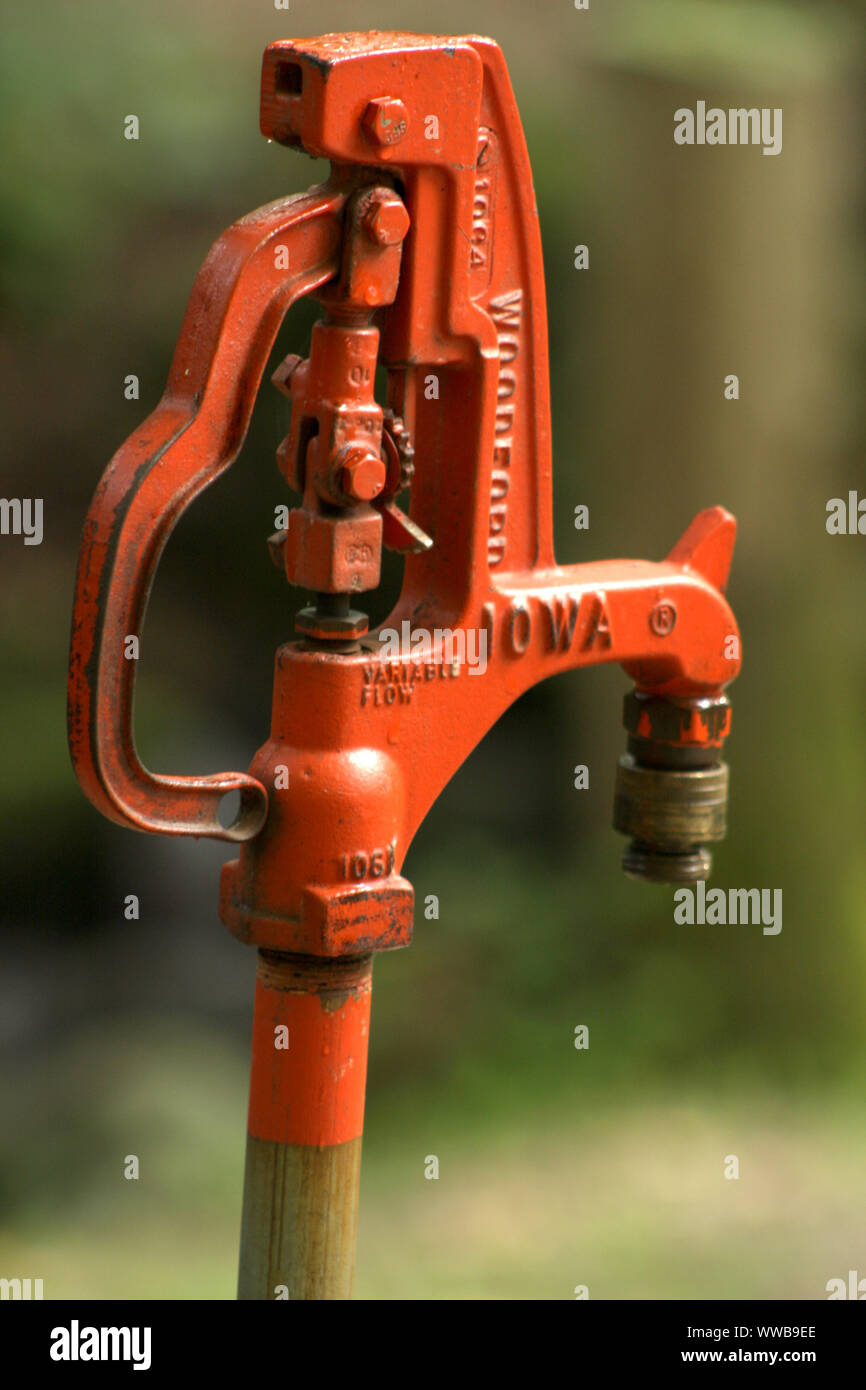 Vintage water pump in U.S.A Stock Photo Alamy