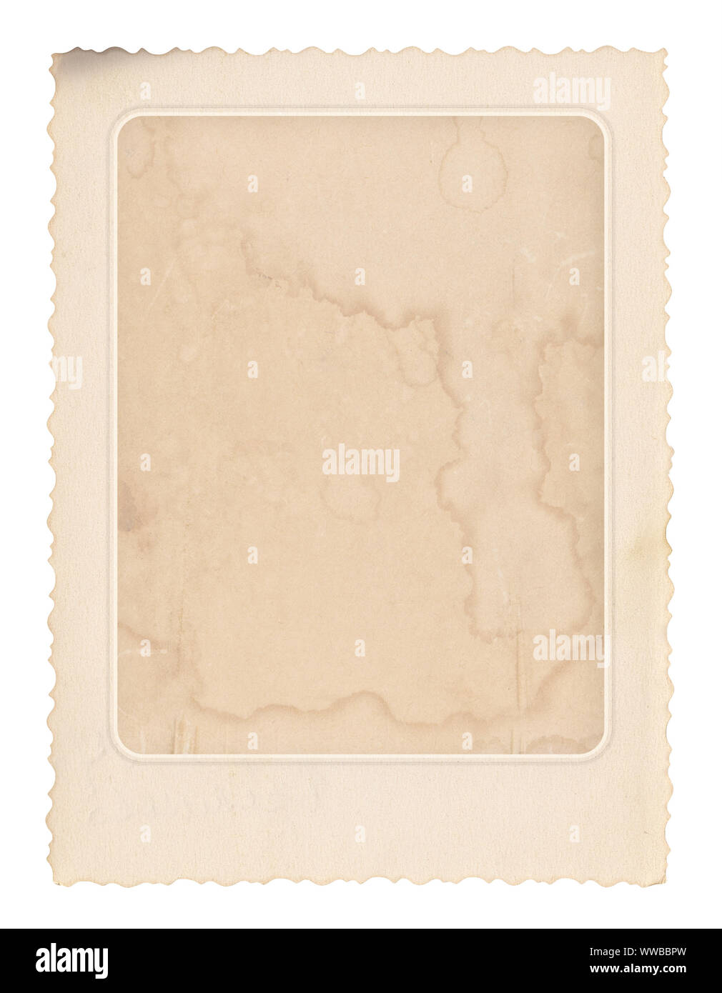 Old photo frame. Vintage paper. Retro card Stock Photo Alamy