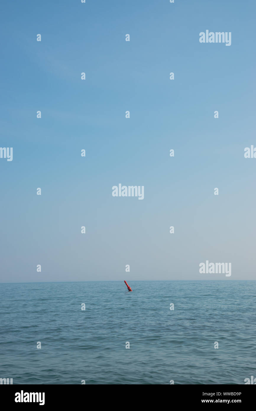 Red Buoy in Lake Ontario Stock Photo Alamy