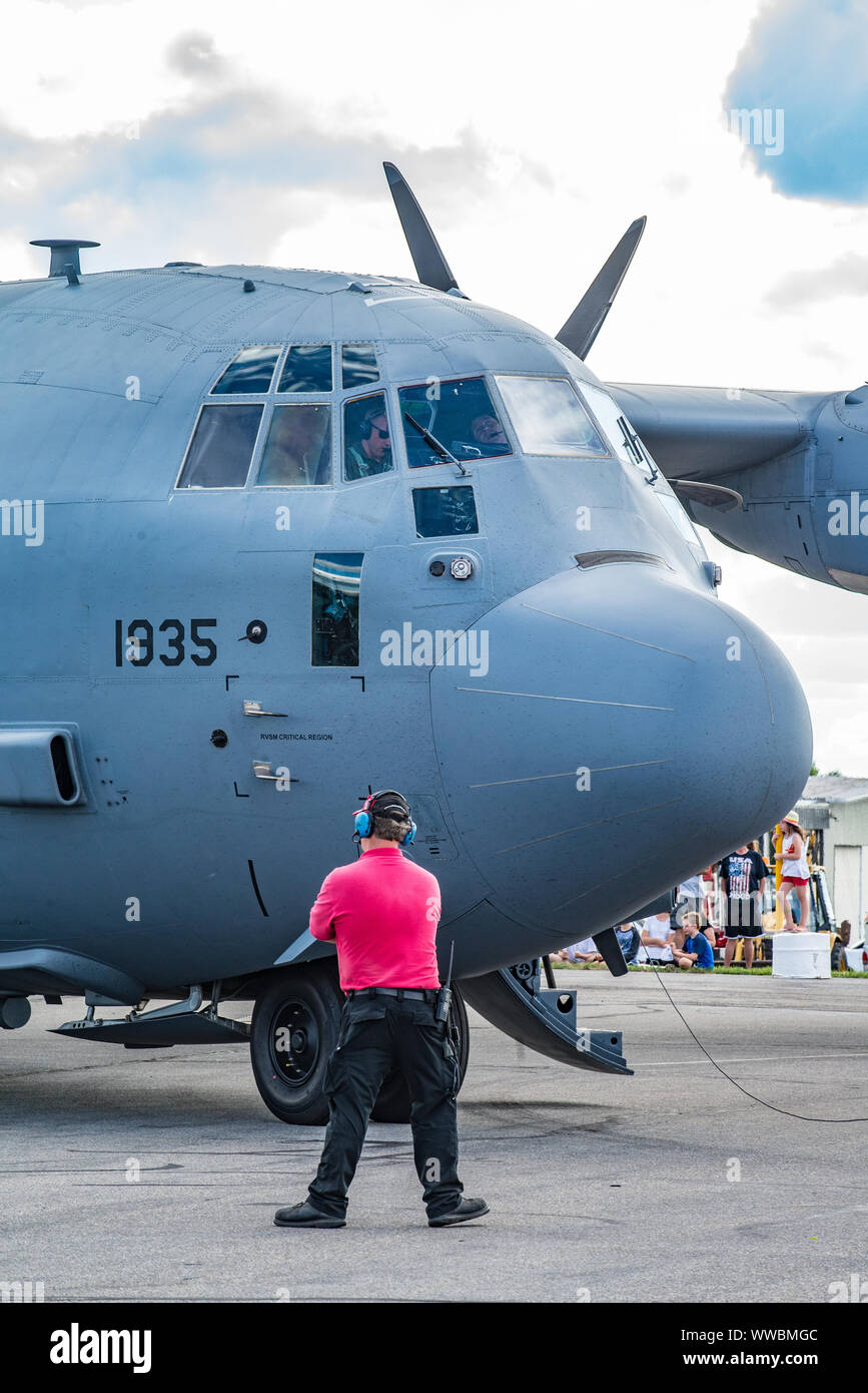 Lancaster, PA airport aviation community days open house Stock Photo