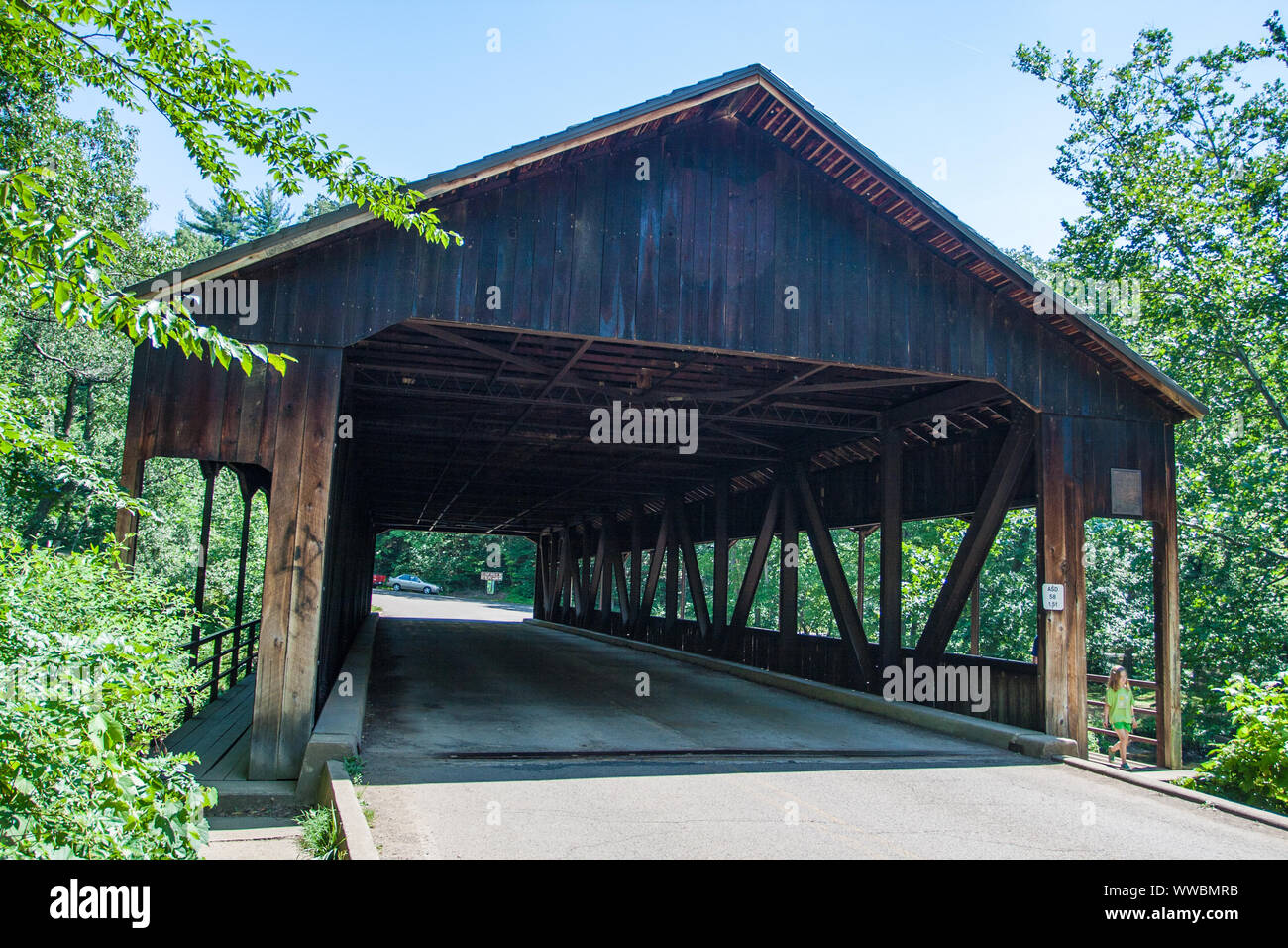 Covered Bridge, Mohican State Park, Ohio Stock Photo Alamy