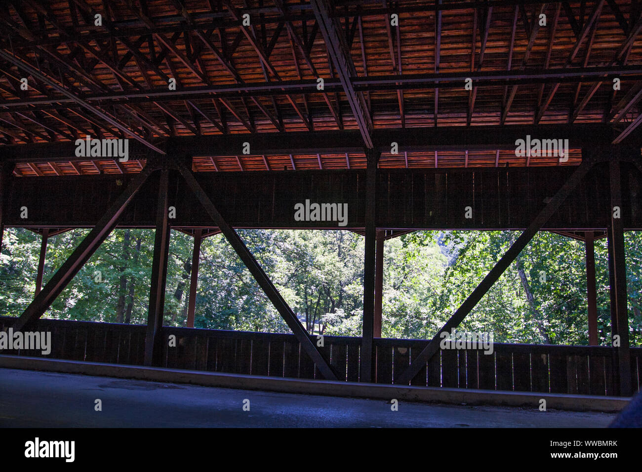 Covered Bridge, Mohican State Park, Ohio Stock Photo Alamy