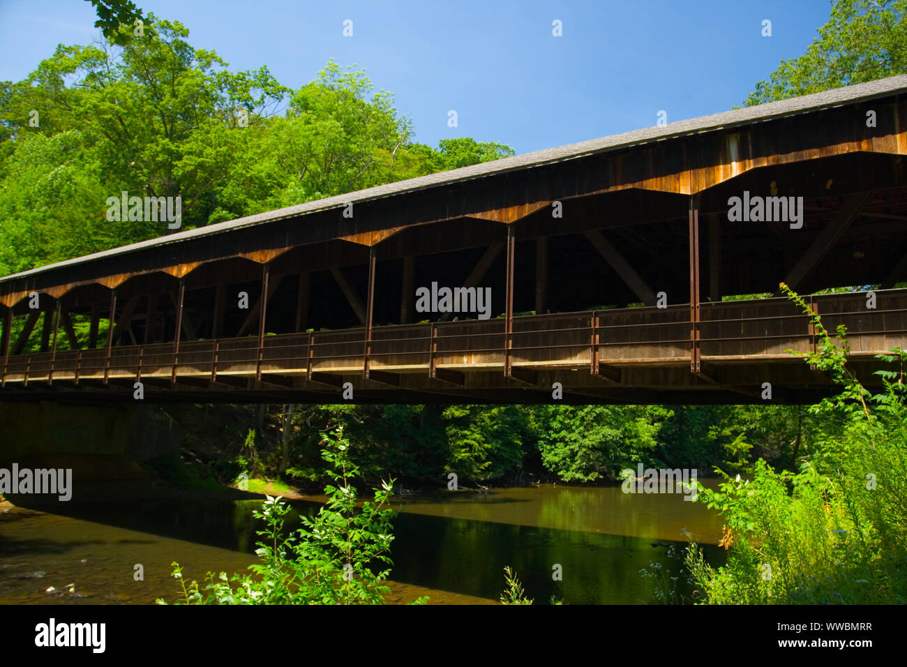 Covered Bridge, Mohican State Park, Ohio Stock Photo Alamy