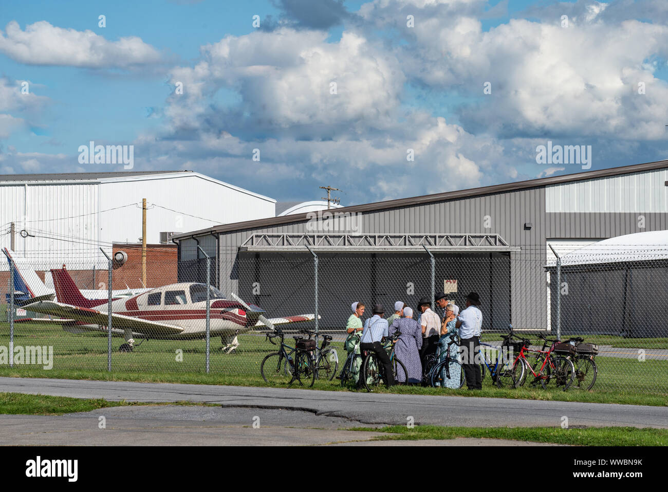 Lancaster, PA airport aviation community days open house Stock Photo