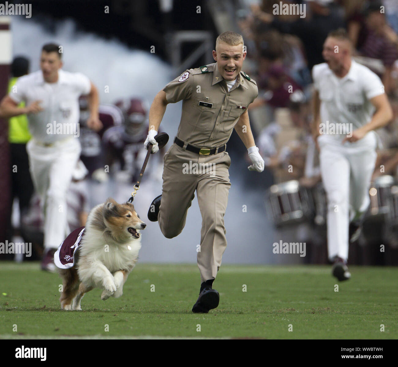 College Station Texas Usa 14th Sep 2019 Mascot Corporal