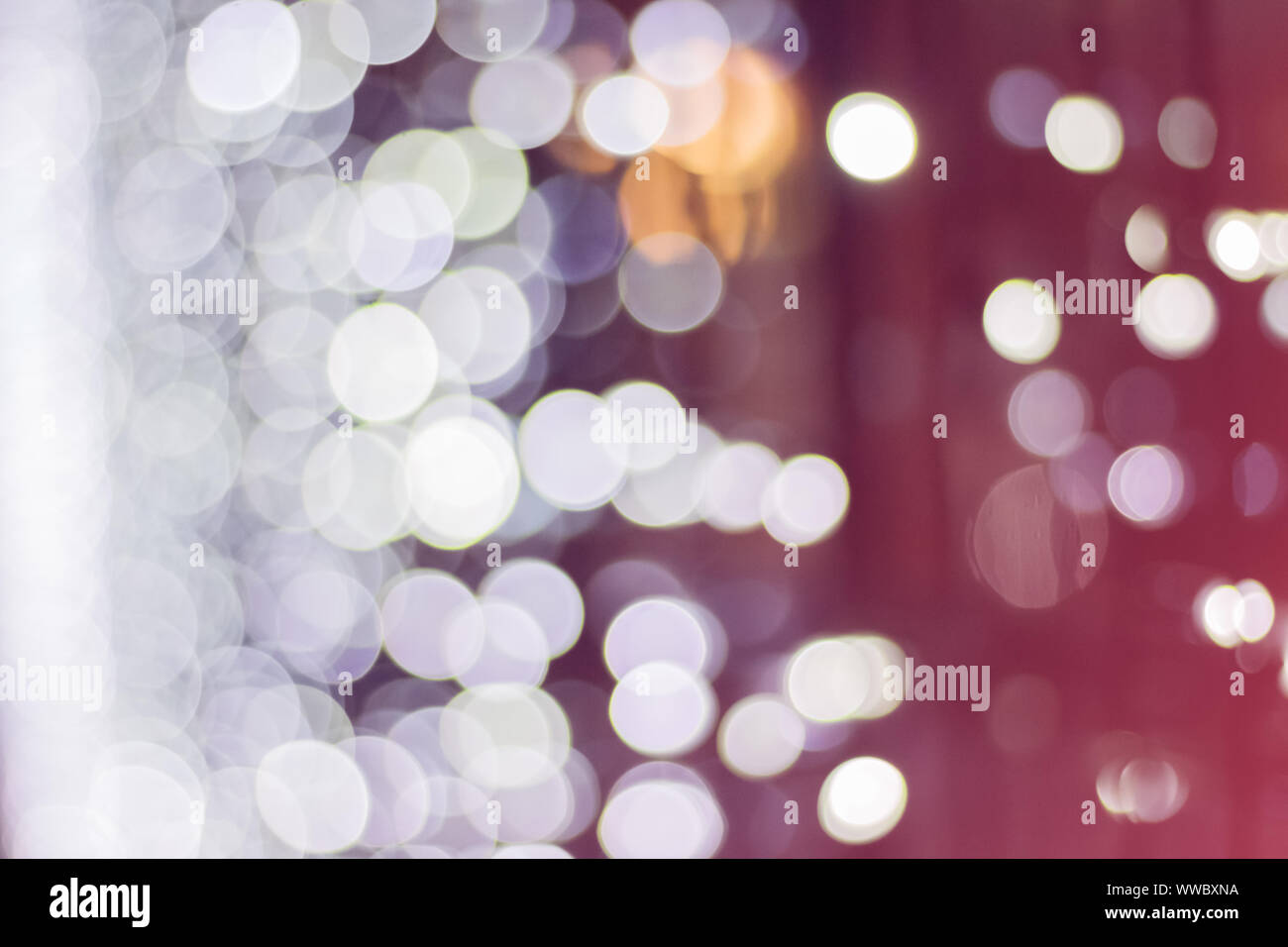 Christmas background with natural bokeh lights Stock Photo - Alamy