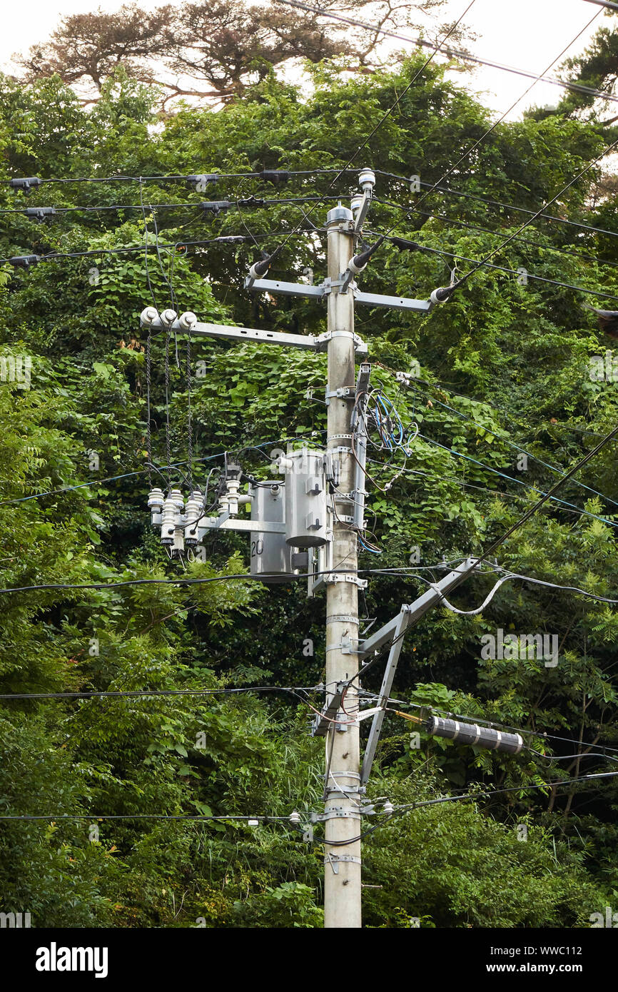 Japanese electric pole hires stock photography and images Alamy